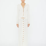 Christopher Esber - Sundial Shell Ribbed Knit Cardigan