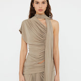 Christopher Esber - Vienna Jersey Scarf Top