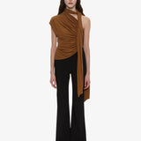 Christopher Esber - Vienna Jersey Scarf Top
