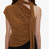 Christopher Esber - Vienna Jersey Scarf Top
