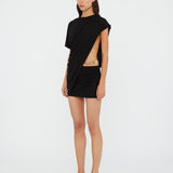 Christopher Esber - Encased Nature Resin Draped Jersey Dress