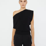 Christopher Esber - Encased Nature Resin Knit Shoulder Top
