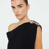 Christopher Esber - Encased Nature Resin Knit Shoulder Top