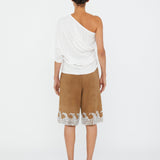 Christopher Esber - One Shoulder Draped Tee