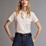 FRAME - The Caddy Polo -- Cream
