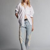 FRAME - The Crochet Vertical Crop -- Wisp