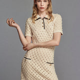 FRAME - The Bauble Dress -- Cream