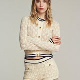 FRAME - The Rookie Cardi -- Cream Multi