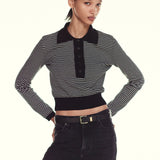 FRAME - The Graduate Sweater -- Black Multi