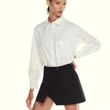FRAME - The Utility Cargo Skirt -- Black