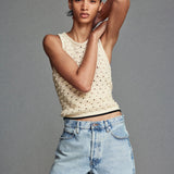 FRAME - The Bauble Tank -- Cream