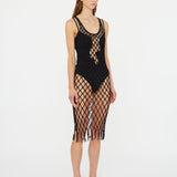 Christopher Esber - Knitted Mesh Tank Dress