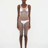 Christopher Esber - Knitted Mesh Tank Dress
