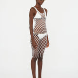 Christopher Esber - Knitted Mesh Tank Dress