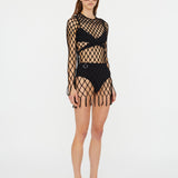 Christopher Esber - Knitted Mesh Mini Dress