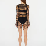 Christopher Esber - Knitted Mesh Mini Dress