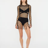 Christopher Esber - Knitted Mesh Mini Dress