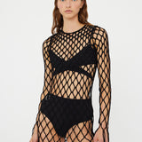 Christopher Esber - Knitted Mesh Mini Dress