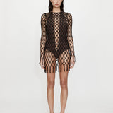 Christopher Esber - Knitted Mesh Mini Dress
