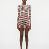 Christopher Esber - Knitted Mesh Mini Dress
