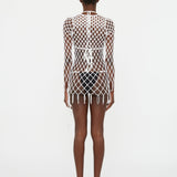 Christopher Esber - Knitted Mesh Mini Dress
