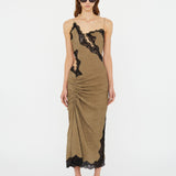 Christopher Esber - Crimped Lace Cami Dress