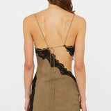 Christopher Esber - Crimped Lace Cami Dress