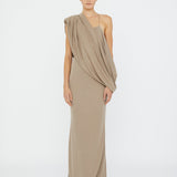 Christopher Esber - Aiba Draped Jersey Tee Dress