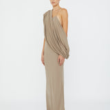 Christopher Esber - Aiba Draped Jersey Tee Dress