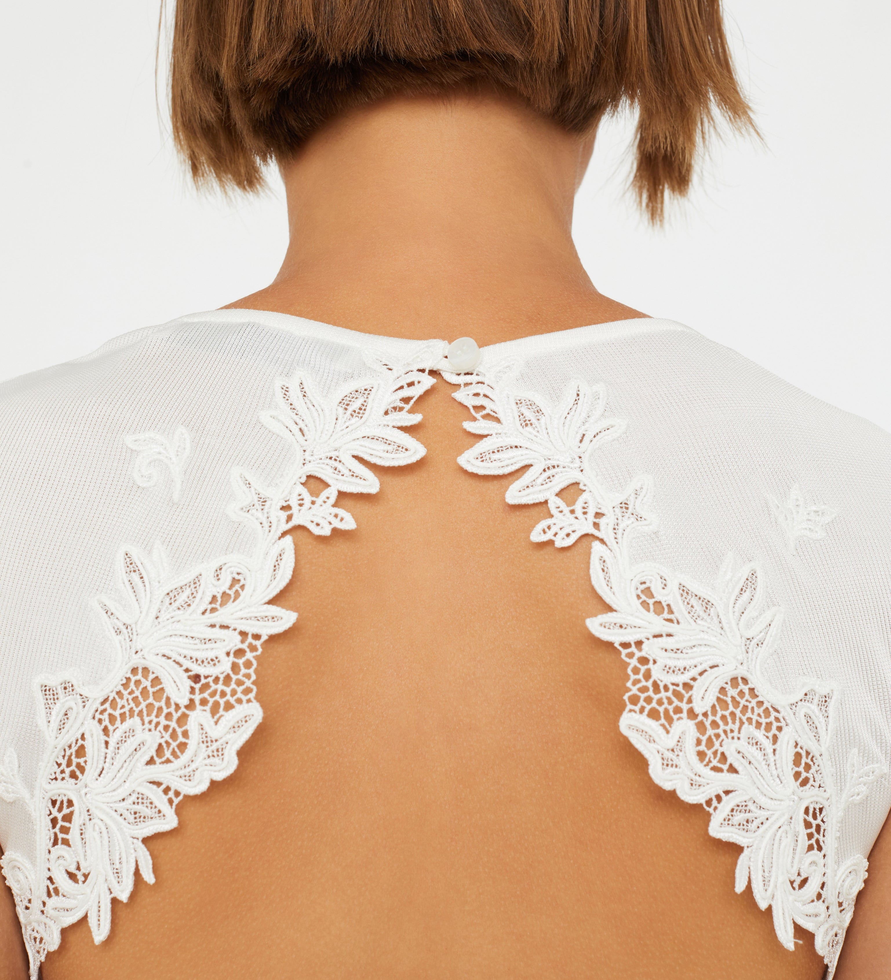 Christopher Esber - Hibiscus Embroidered Rib Dress