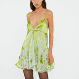 Christopher Esber - Burnout Fluted Chemise Dress