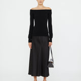 Christopher Esber - Shoulderless Cashmere Monument Dress
