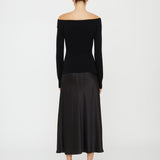 Christopher Esber - Shoulderless Cashmere Monument Dress