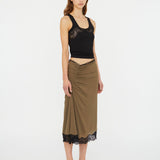 Christopher Esber - Encased Lace Rib Tank