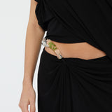 Christopher Esber - Encased Nature Suspended Jersey Skirt