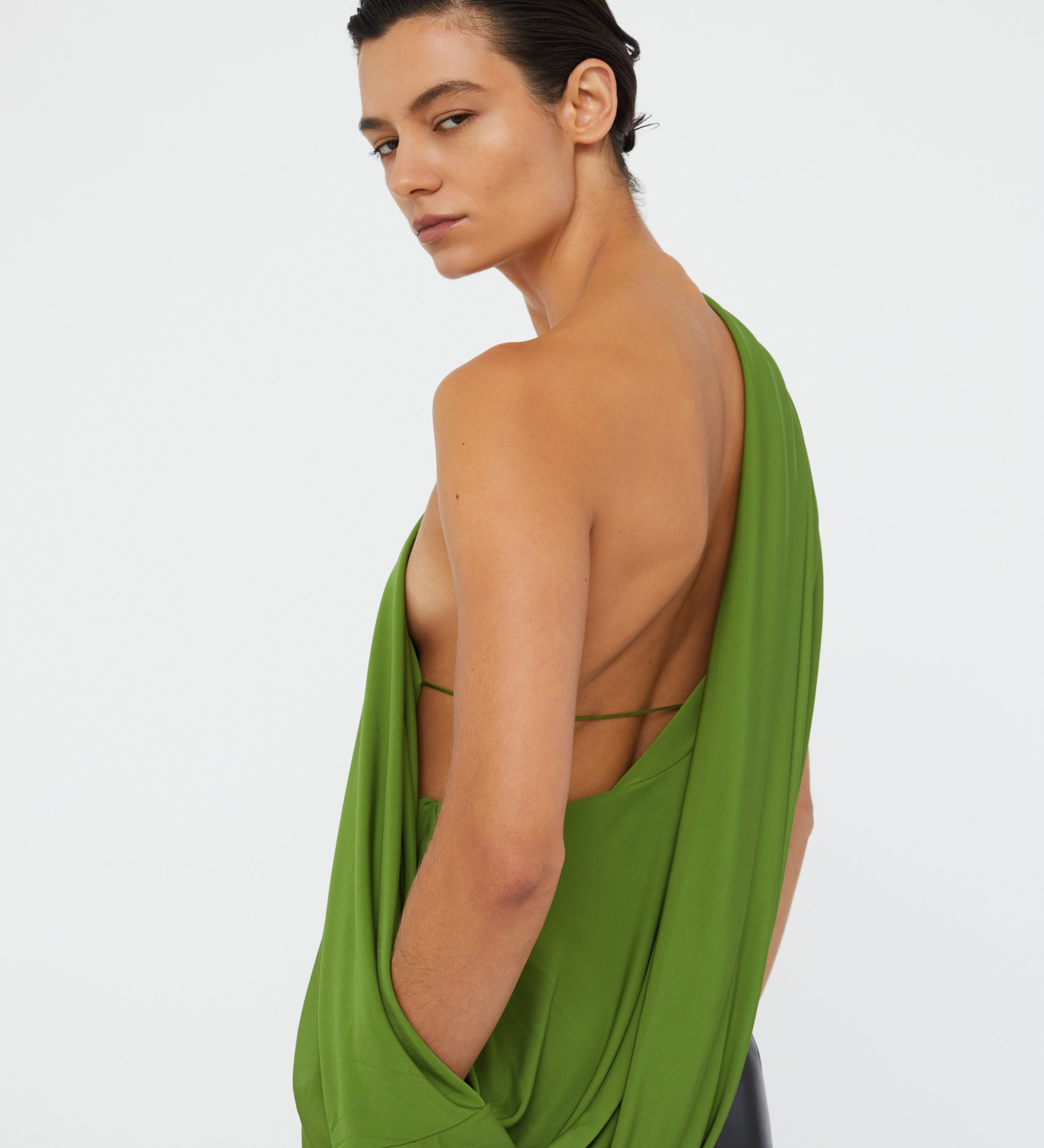 Christopher Esber - Aiba Draped Jersey Tee
