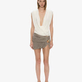 Christopher Esber - Beach Glass Bubble Mini Skirt