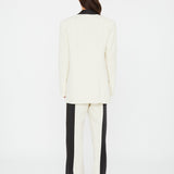 Christopher Esber - Tuxedo Contrast Silk Blazer