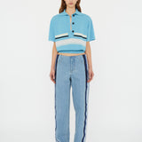 Christopher Esber - Streaked Denim Jean