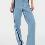 Christopher Esber - Streaked Denim Jean
