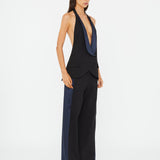 Christopher Esber - Tuxedo Contrast Wool Trouser