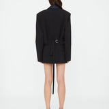 Christopher Esber - Tuxedo Contrast Wool Blazer