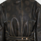 Christopher Esber - Burnished Eddie Leather Jacket