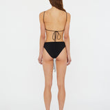 Christopher Esber - Ruched Orbit Triangle Bikini Top