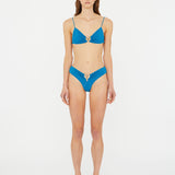 Christopher Esber - Ruched Orbit Triangle Bikini Top
