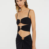 Christopher Esber - Ruched Orbit Split Dress