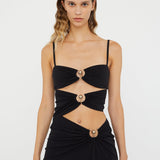Christopher Esber - Ruched Orbit Split Dress