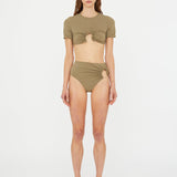Christopher Esber - Ruched Crescent Swim Tee