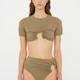 Christopher Esber - Ruched Crescent Swim Tee