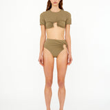 Christopher Esber - Ruched Crescent High Brief